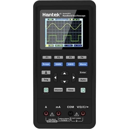 Hantek Portable 2 Channels Digital Oscilloscope 250MSa/S Waveform Generator USB 40mhz 70mhz LCD Universal Multimeter Meter Tools