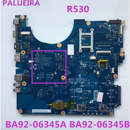 PALUBEIRA BA92-06345B For Samsung R530 MOTHERBOARD BA92-06345A DDR3 Tested Work perfect