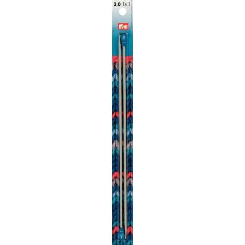 Germany Prym aluminum, single-ended knitting needle, 25cm 191422/191423/191424/191425...,Knitting pins, Single-pointed