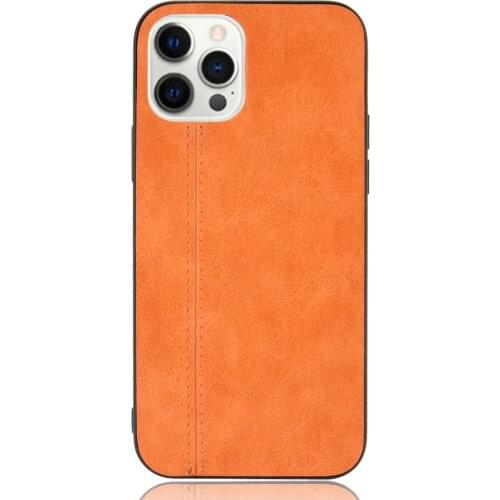 For iPhone 7 8 plus 11 12 mini pro MAX X XR high-quality luxury All by hand sew leather Fall prevention Mobile phone case