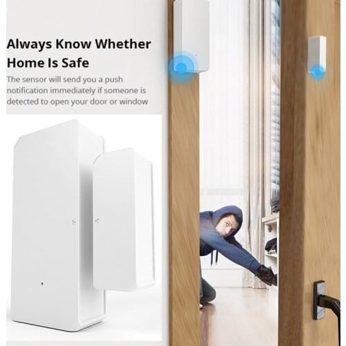 Door Magnetic Alarm Wireless Door And Window Sensor Alarm Burglar Alarm Household Safety Magnetic Alarm Large Sound High Decibel