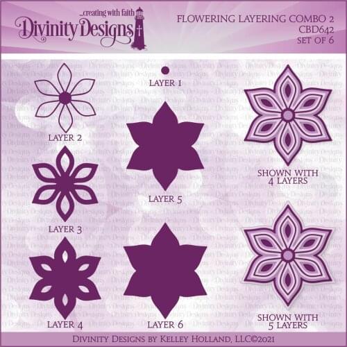 Metal cutting dies flower layering 2 mold card Scrapbook paper craft knife mould blade punch stencils