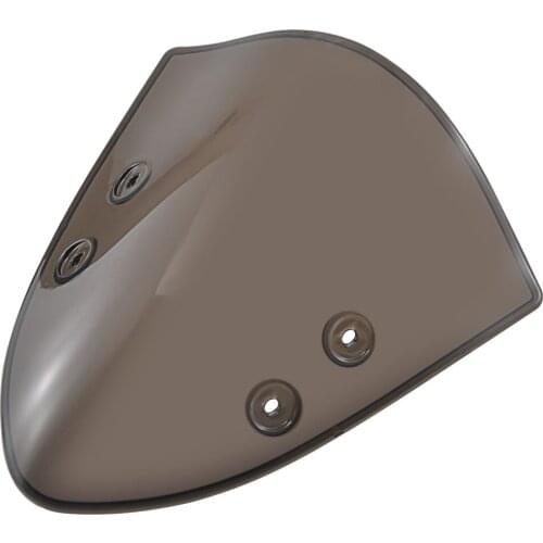 Motorcycle Smoke Fairing Windshield Wind Deflector Screen Shutter Flyscreen Front Glass Visor For Kawasaki ER-6N ER6N 12-14