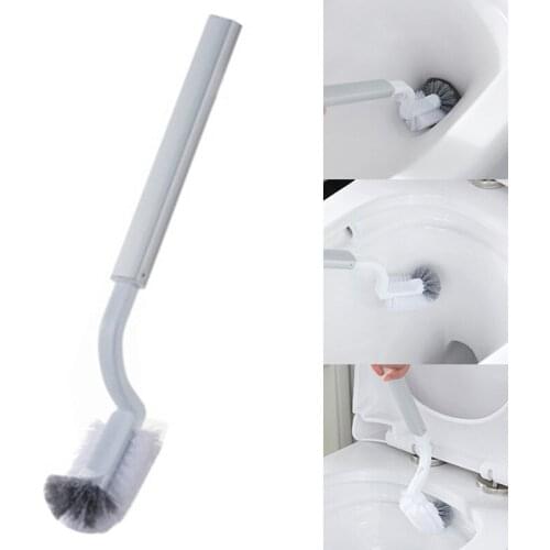 Plastic Trash Can Set Toilet Brush Waste Bin Dustbin Garbage Bag Dispenser GQ