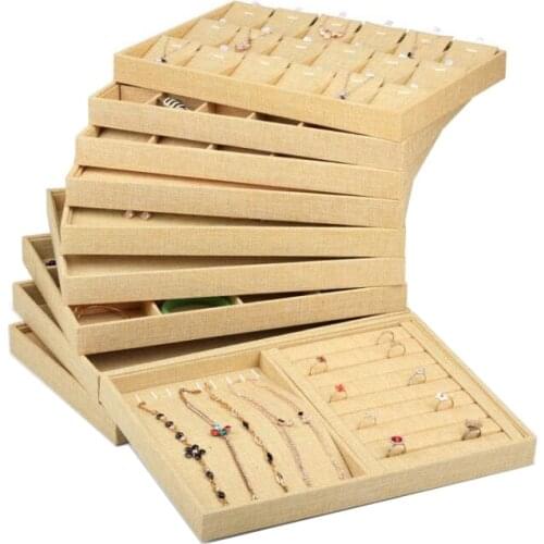 New Jewelry Gift Packaging Storage Box Earrings Organizer Wholesale Jewerly Display Tray Jewellery Stand Various Model In Stock