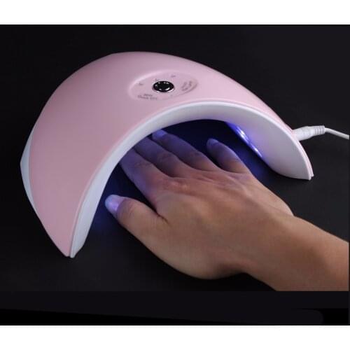New Nail Dryer LED UV Lamp 60S/120S With 12Pcs LEDs for Nail Gel Polish Manicure Nail Lamp Protable Mini Dryer Tool USB Charging
