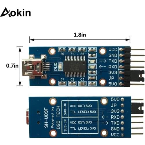 FT232RL FT232 FTDI USB 3.3V 5.5V to TTL Serial Adapter Module Mini Port for arduino pro mini USB TO 232 USB to TTL
