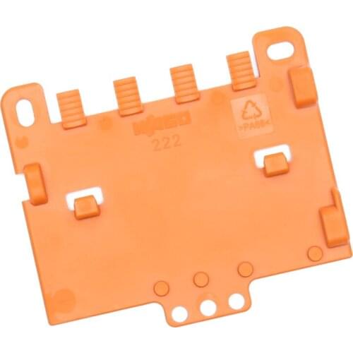 Origin 222-505 Strain Relief Plate Mounting carrier Use For 222 series (24 -12 AWG) 222-500 for DIN-35 railpanel mount BIDE ELEC