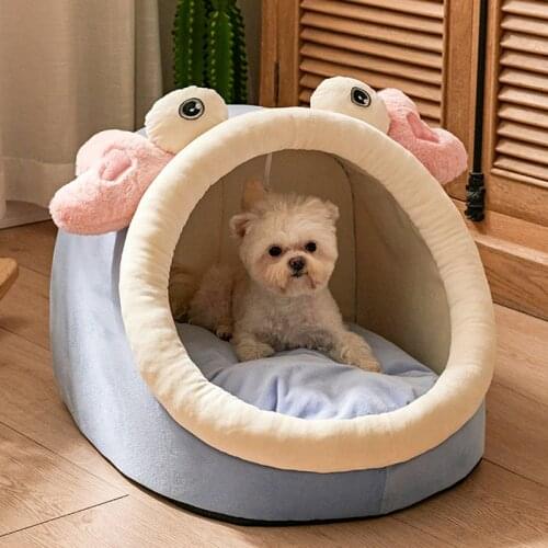 Removable Cat Bed House Kennel Cat Rug Pet Bed Dog Bed Sofa Dog House Pet Beds for Dogs Kitten Bed Cat House Cat Accessories Pet