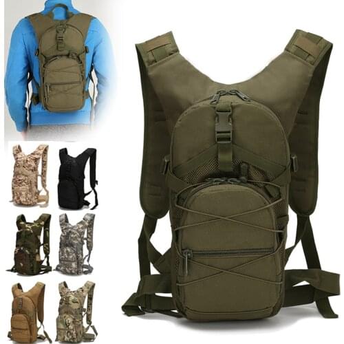 Oxford Sports Backpack 15L Multifunction Outdoor Cycling Climbing Travel Riding 3P Tactical Shoulder Bag Running Rucksack Bags