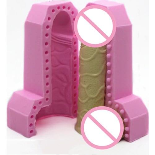 3D Beauty Penis Silicone Fondant Cake Decorating Tools Chocolate Mold Soap Candle Moulds E868