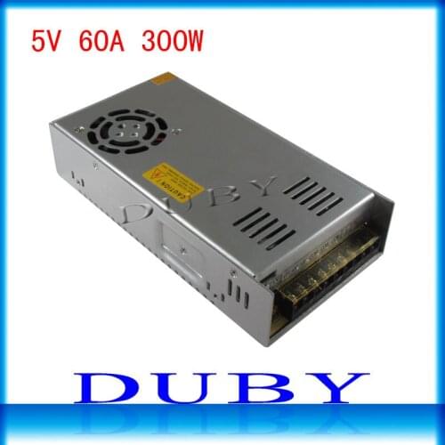 5V 60A 300W Switching power supply Driver For LED Light Strip Display Factory Supplier