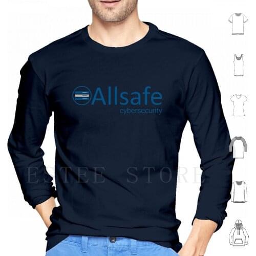 Allsafe Mr Robot Hoodie Long Sleeve Mr Robot Robot Allsafe Mr Robot E Corp Evil Corp Allsafe Cybersecurity All Safe