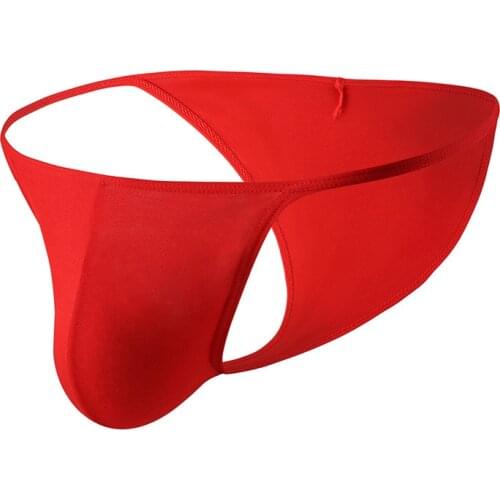 European Size Fashion Mens Underwear Jockstraps Modal Low Rise Bikini Briefs Men Gay Sexy Panties Shorts Cueca Masculina Slips