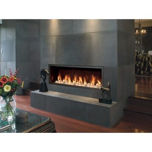 On sale Fireplace for home 48 inch black remote control ethanol burner