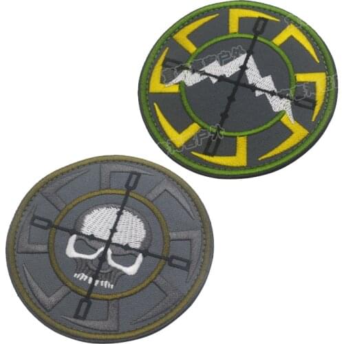 1 Pc 3D Embroidery Russian Military Combat Battle Patch Stripe Badge FSB ALFA Team Kolovrat Backpack Hat Applique Dress DIY