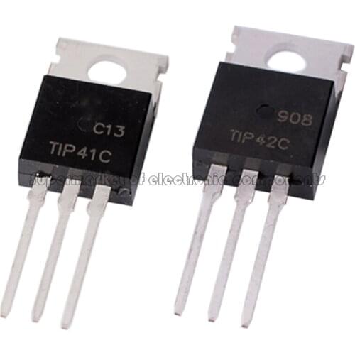 10PCS TIP41C TIP42C Each 5PCS CDarlington Transistor Pair Tube TO-220 New Original