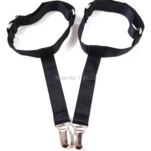 2PC=1Pair Basic Simple Stylish Handmade Punk Rock Cosplay Hoop Elastic Thigh Leg Garter Belt Suspender