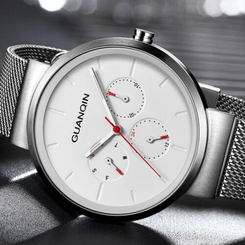 2020 Guanqin GS19103 Mens watch luxury brand fashion quartz watch mens sports watch mens relegio masculino