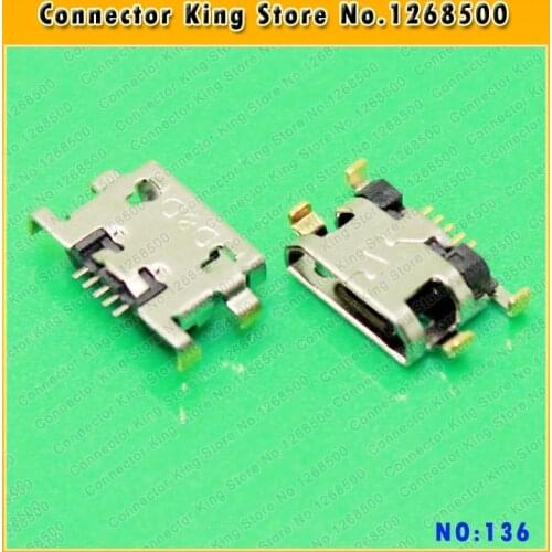 30pcs/lot for Lenovo A590 A670T A298T A798T micro USB jack port plug connector,MC-136