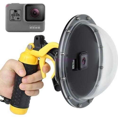 5pcs 6" Waterproof Dome Port Cover for GoPro Hero 5 6 Camera Lens Dome Waterproof Case for Go Pro Hero5 Hero6 Accessories