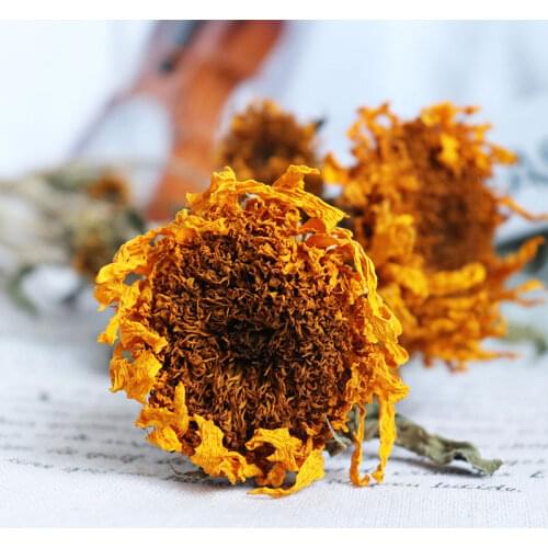5PC Dried Sunflower Natural Flowers Vintage Farmhouse Home Decor Outdoor Garden Table Decoration and Accessories Party Backdrops