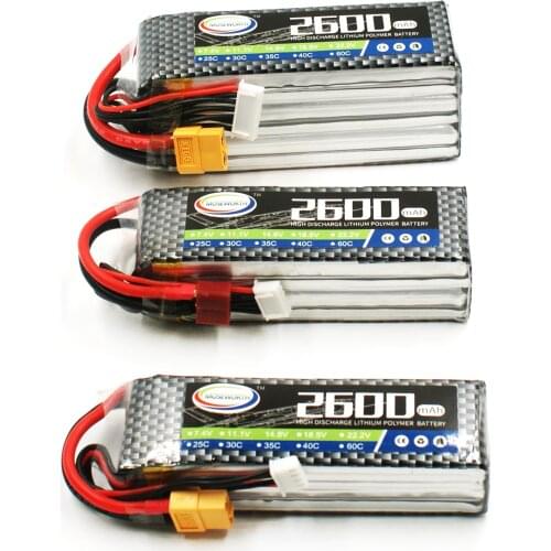 6S 22.2V 2600 3300 4000 5000 5200 6000 10000 12000 16000 22000mAh 25C 40C 60C RC LiPo Battery For Airplane Drone Helicopter Car