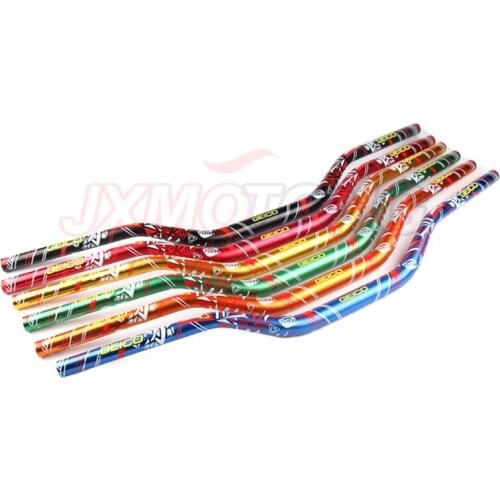 Motorcycle Motocross Aluminum 1 1/8" 28mm Black Handlebars Handle Tubes Fat Bars For CR YZ RM KX KTM CRF YZF WRF KXF KLX RMZ RMX