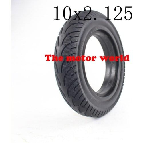 Free Shipping New 10x2.125 Tubeless Wheel Tyres Solid Tyre Inflation Fit for Electric Scooter Accessory Electric Scooter Tires