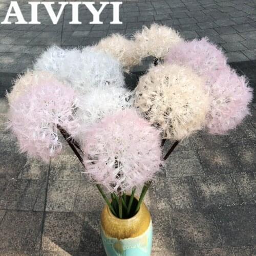 92cm big plastic dandelion artificial flower Christmas decoration home wedding arrangement DIY decoration