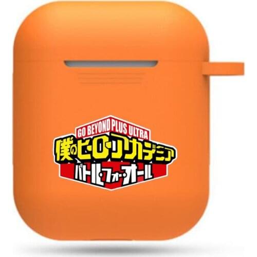 Anime My Hero Academia Earphone Case Cosplay Unisex Airpods Bluetooth Headset Cover Earphone case boys girls Headphone Case