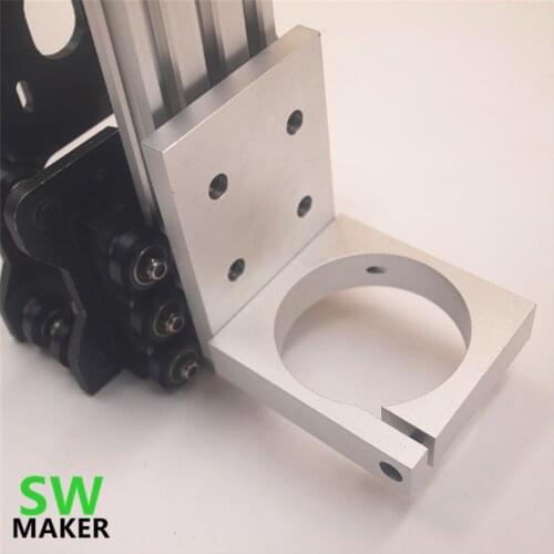 Aluminum alloy 2.8inch CNC ROUTER SPINDLE MOUNT 2060 v-slot FOR COLT PALM ROUTER 71MM on OX CNC router parts