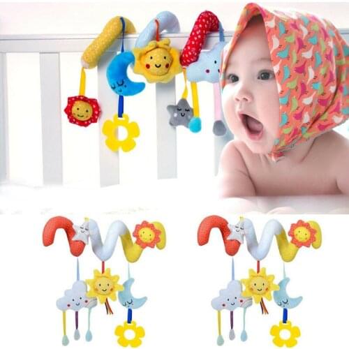 Newborn Baby Infant Animal Soft Rattles Teether Hanging Bell Plush Bebe Toys