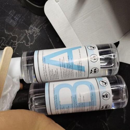 Epoxy Resin Kit Crystal Clear Hardener Kit Easy Mix DIY Supplies For Art Casting Resin Jewelry Projects S55