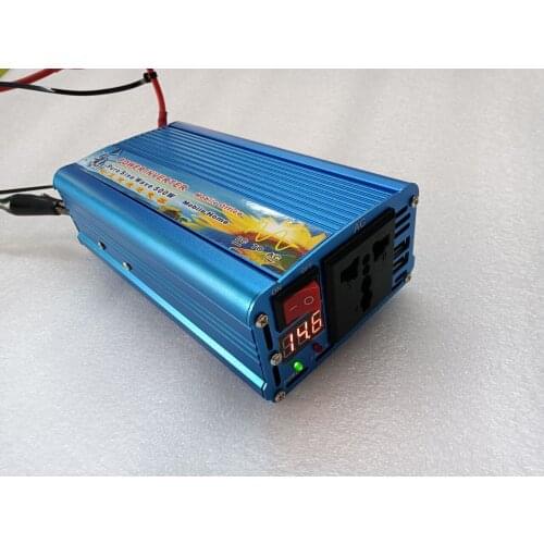 Pure Sine Wave 500W DC 12V 24V to AC 110V 220V 50HZ 60HZ Off Grid Inverter For Solar System