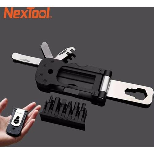 Nextool Bicycle Multi-functional Tool Magnetic Sleeve Mini Pocket Bike Toolbox Outdoor Wrench Bicycle Repair Tool