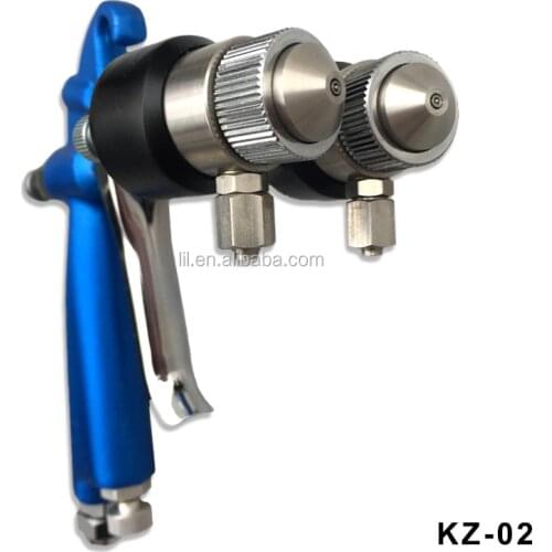 Double nozzles spray gun KZ-02 for spray chrome painting