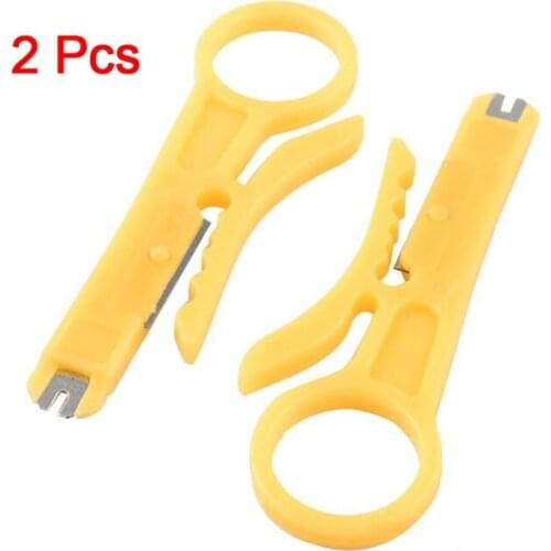 SODIAL(R) RJ45 Cat5 Network Wire Cable Punch Down Cutter Stripper 5 Pcs