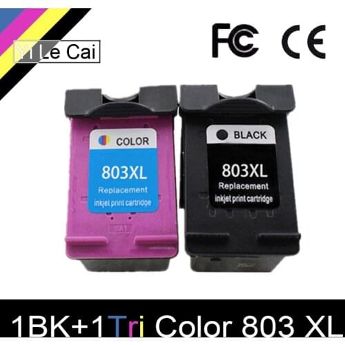 YLC 803XL Compatible ink cartridges For HP803 XL For HP Deskjet 1112 2132 1111 2131 3632 3830 4652 printer