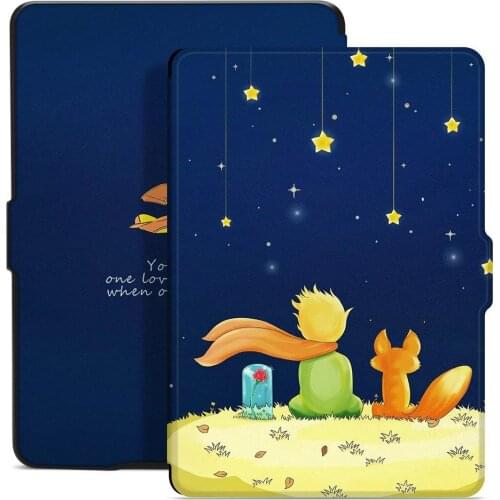 Plum Little Prince Auto Sleep/Wake Protective Case Cover for Kindle Paperwhite