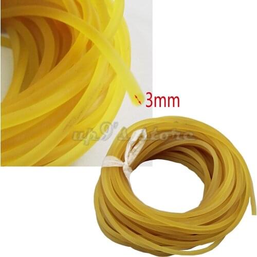 10 Meters Diameter 3.0mm Plain Traditional Elastic Rope Tied Reinforcement Group Fishing Line Solid Elastic Rubber