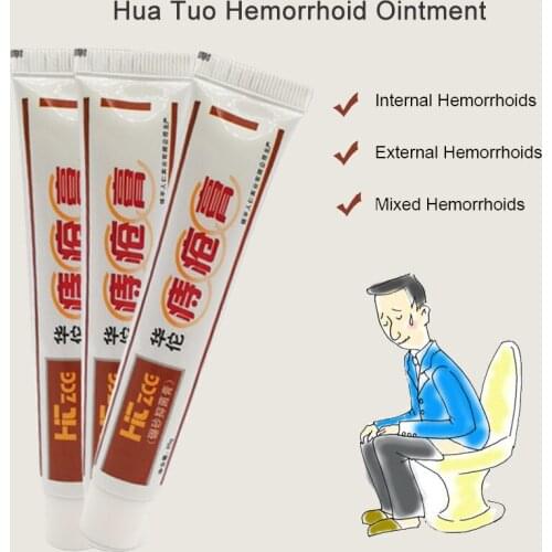 1pcs 20g Hua Tuo Herbal Hemorrhoids Cream Treatment Internal Hemorrhoids Piles External Anal Fissure Effective
