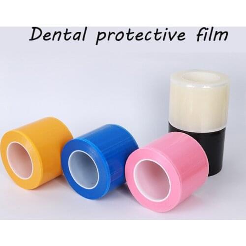 Barrier Film -1200 Sheets 4' x 6' Barrier Film Roll with Dispenser Box, Thick Disposable Protective PE Film Barrier Tape