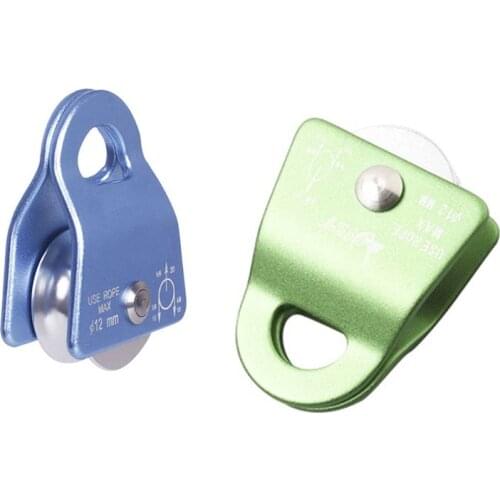 2021 New 2000kg Flexible Active Pulley Block 360 Degree Wwivel Pulley for Rock Climbing