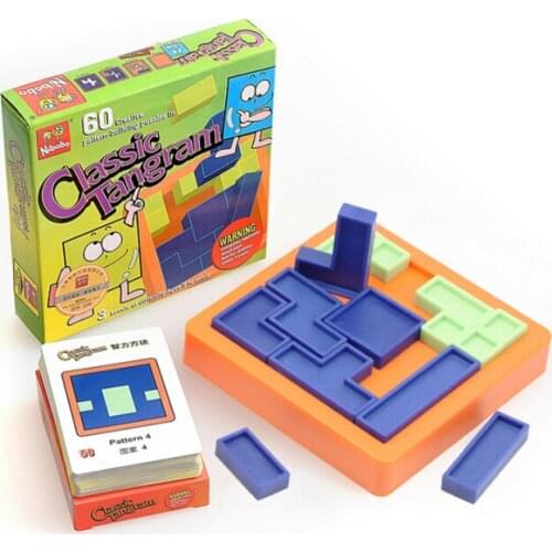 Hot Tangram Puzzle Creative Mind Brain Teaser Educational Puzzles Game Toys for Children Kids