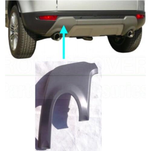 ROLLSROVER Rear Bumper Insert Exhaust Tube Cover Range Rover Evoque 2012-2018 Left LH OEM BJ3217F783A