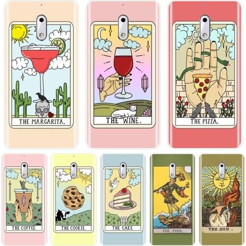 Egypt Tarot Food Sun Pink Red Phone Case Silicone For Nokia 8 6 5 3 2 1 Soft Back Cover For Nokia X6 7 Plus Case
