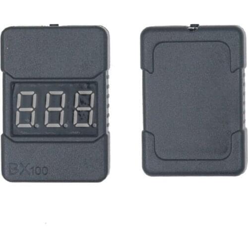 BX100 Lipo Battery Low Voltage Tester Checker 1S-8S Low Voltmeter Buzzer Alarm with LED Indicator