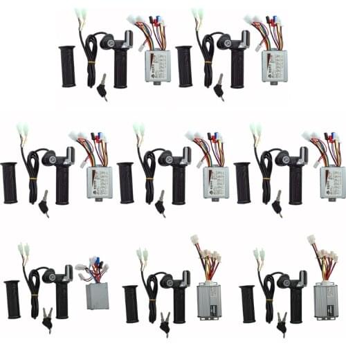 094C Electric Scooter Bicycle e-Bike Brushed Speed Motor and Controller Throttle Grip Accelerator Pedal Set