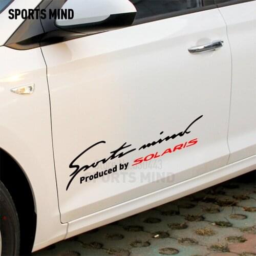 10 Pieces Customizable Vinyl Waterproof Car Decal Sticker Car Styling Exterior Accessories For hyundai solaris accessories